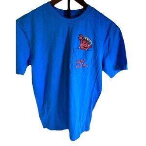 Tailgate Kool-Aid Man Blue Pocket T-Shirt XS Oh Yeah Graphic Retro Tee